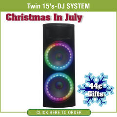 TWIN 15'S-DJ SYSTEM