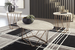 Ashley - 3 PC TABLES-TWO-TONE