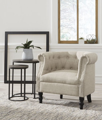 ACCENT CHAIR-DEAZA BEIGE