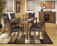 Ashley 5 Piece Dining Set (Wood and Metal)