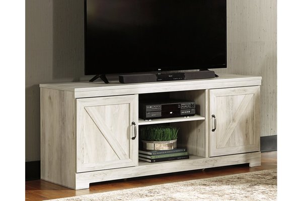 Ashley - TV STAND-BELLABY/WHITE WASH