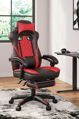 GAMING CHAIR-RED/BLK
