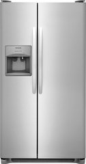 Frigidaire - 22 CU FT SIDE BY SIDE-W/ ICE & WATER-STAINLESS