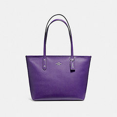CARRIAGE TOTE-VIOLET