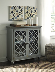 Ashley - ACCENT CABINET-ANTIQUE GRAY