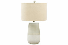 1 LAMP-BEIGE/WHITE