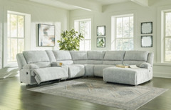 6PC-POWER RECL SECTIONAL-MCCLELLAND GRAY