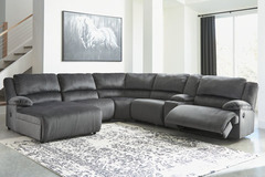 6PC SECTIONAL-CLONMEL CHARCOAL