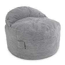 QUEEN NEST CHAIR-TERRY CORD GRAY