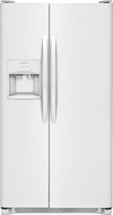 Frigidaire - 22 CU FT SIDE BY SIDE W/ICE & WATER-PEARL WHITE