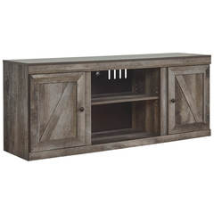 TV STAND-GRAY WOOD